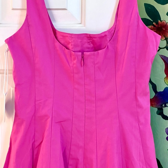 🌺🎉HP🎉🌺 NWT Staud Wells Mini Dress Peony - Picture 14 of 16